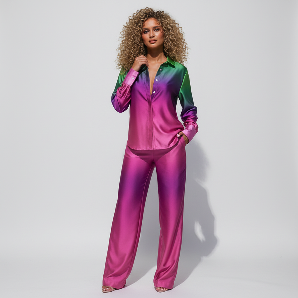Trendig ombré-outfitkombination - Theresa