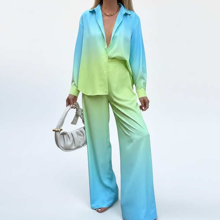 Trendig ombré-outfitkombination - Theresa