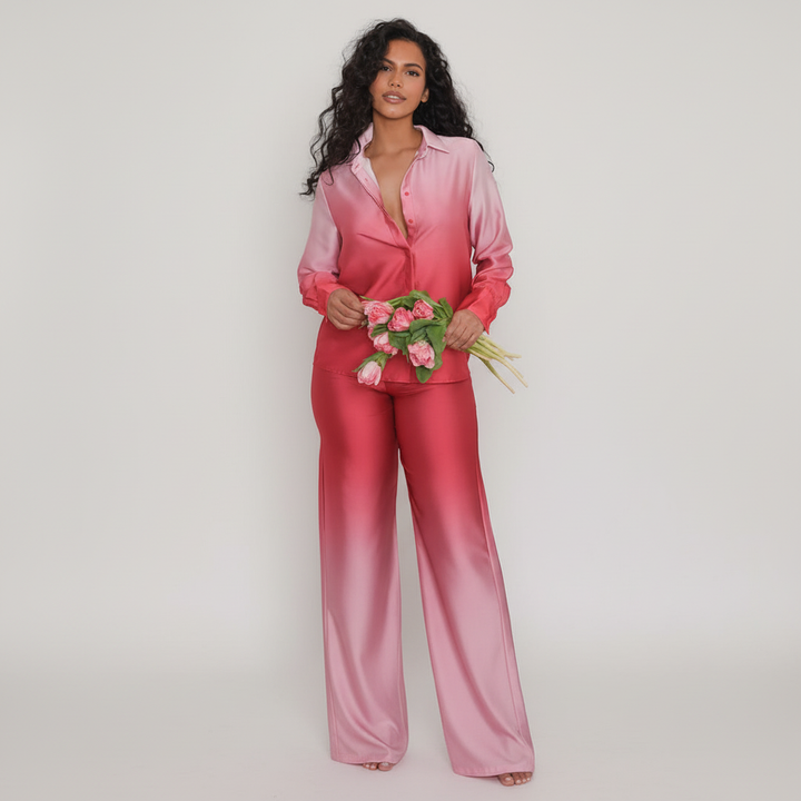Trendig ombré-outfitkombination - Theresa