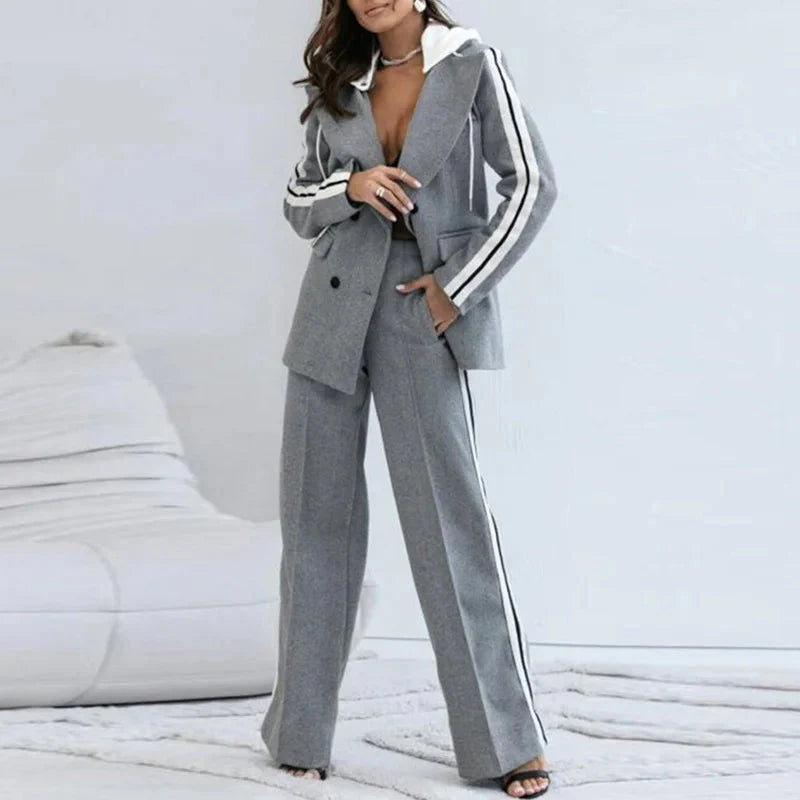 Tvådelat set - Casual - Vida ben - Blazer-set - Co-Ord-set Dam