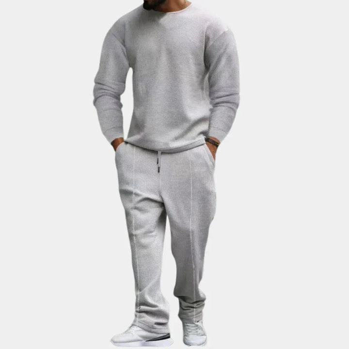 Tvådelat set | Långärmad | Loose Fit | Lounge-set | Co-Ord-set för män