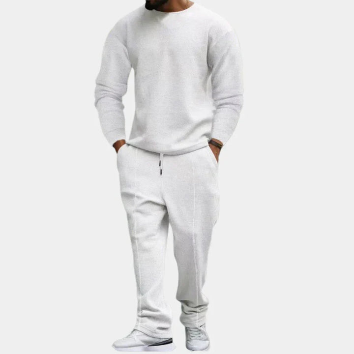 Tvådelat set | Långärmad | Loose Fit | Lounge-set | Co-Ord-set för män