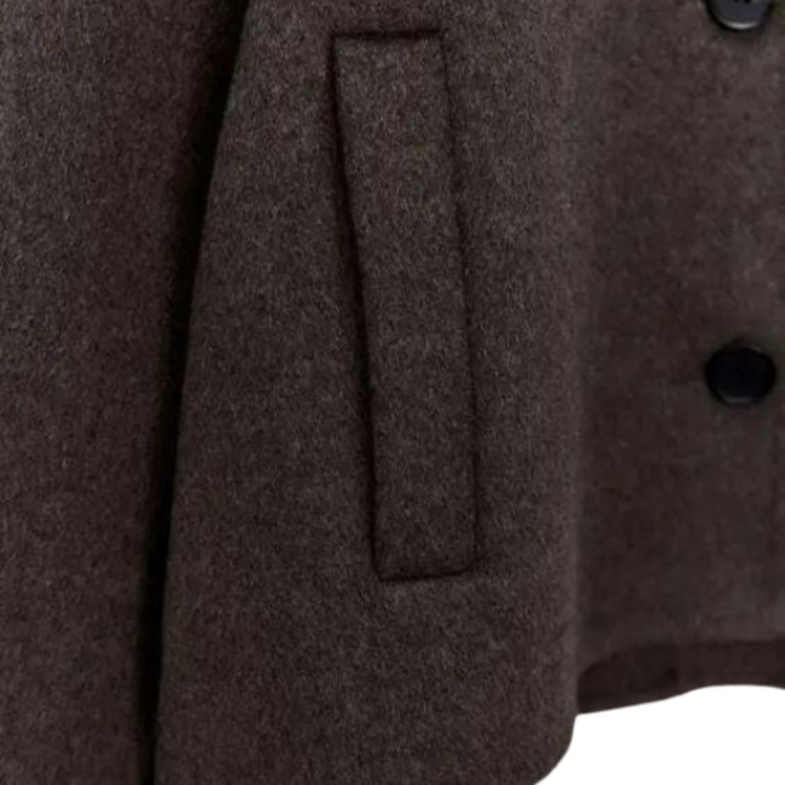 Ulljacka | Enkelknäppt | Löst sittande | Kort ullrock | Trenchcoat i ull för damer