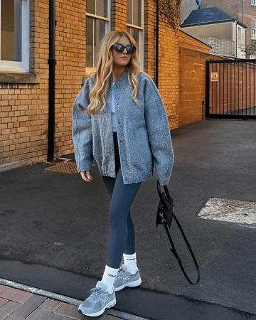 Ulljacka - Knäppning - Fickor - Oversized jacka - Damjacka