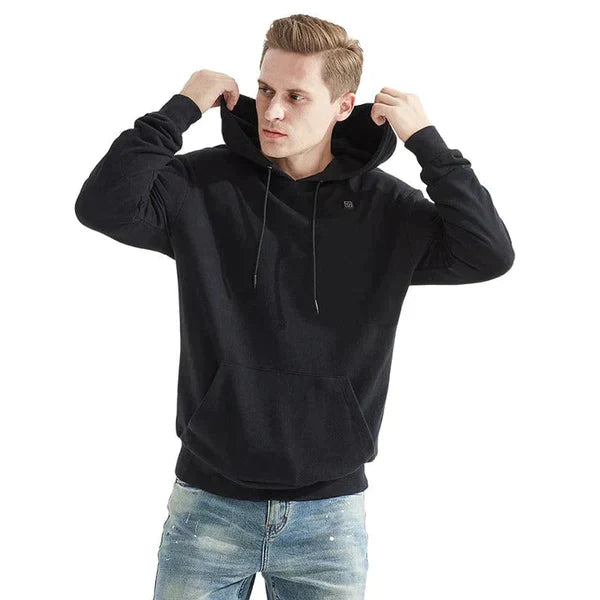 Unisex Hoodie med Justerbar Värmefunktion och Fickor
