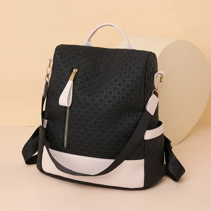UrbanChic Fashion-ryggsäck | Snygg ryggsäck med flera fickor