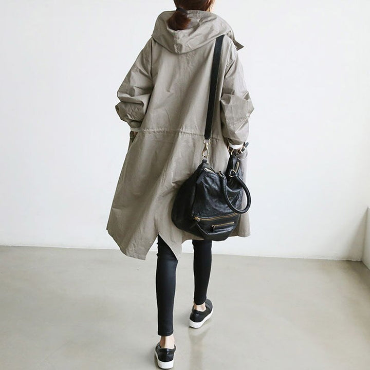 Damjacka Vattentät Trenchcoat Modern Design för Vardagsbruk
