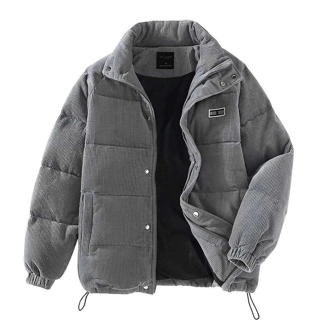 Vinterjacka - Corduroy - Zip-Up - Pufferjacka - Vinterjackor för män