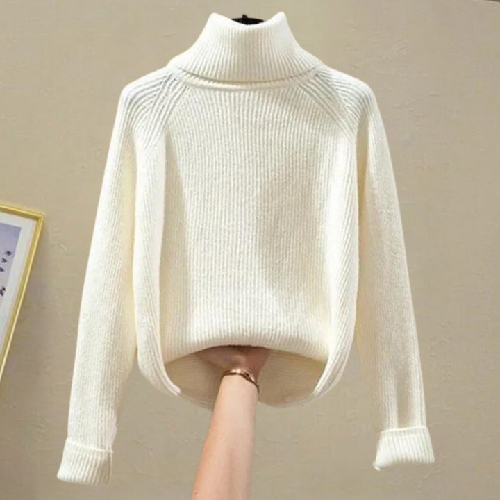 Vinteroutfit - 3-delad - Turtleneck - Ulljacka - Damkläder