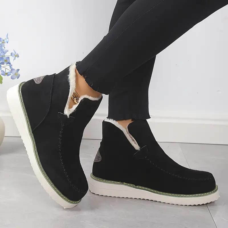 Vionnet Vinterstövlar | Pälsfodrade slip-on-ankelstövlar för kvinnor