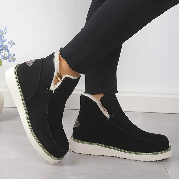 Vionnet Vinterstövlar | Pälsfodrade slip-on-ankelstövlar för kvinnor