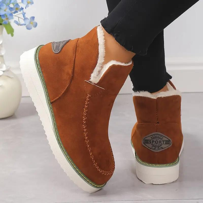 Vionnet Vinterstövlar | Pälsfodrade slip-on-ankelstövlar för kvinnor