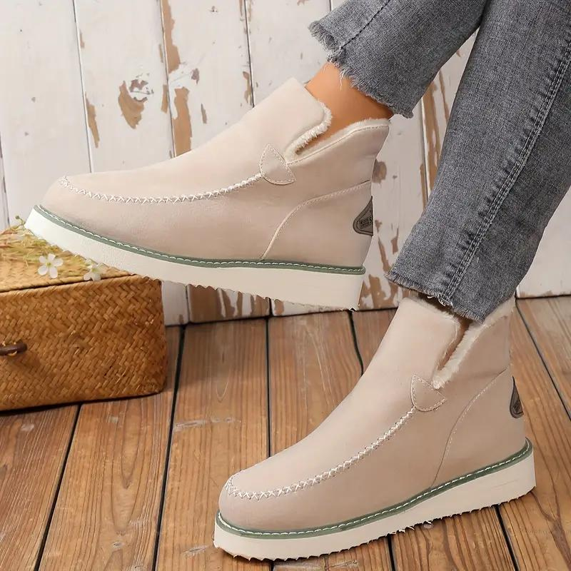 Vionnet Vinterstövlar | Pälsfodrade slip-on-ankelstövlar för kvinnor