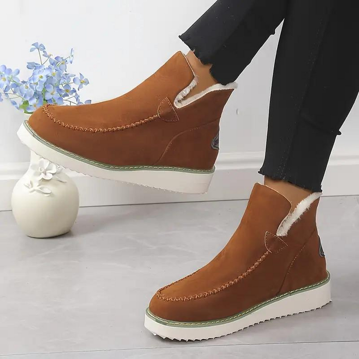 Vionnet Vinterstövlar | Pälsfodrade slip-on-ankelstövlar för kvinnor
