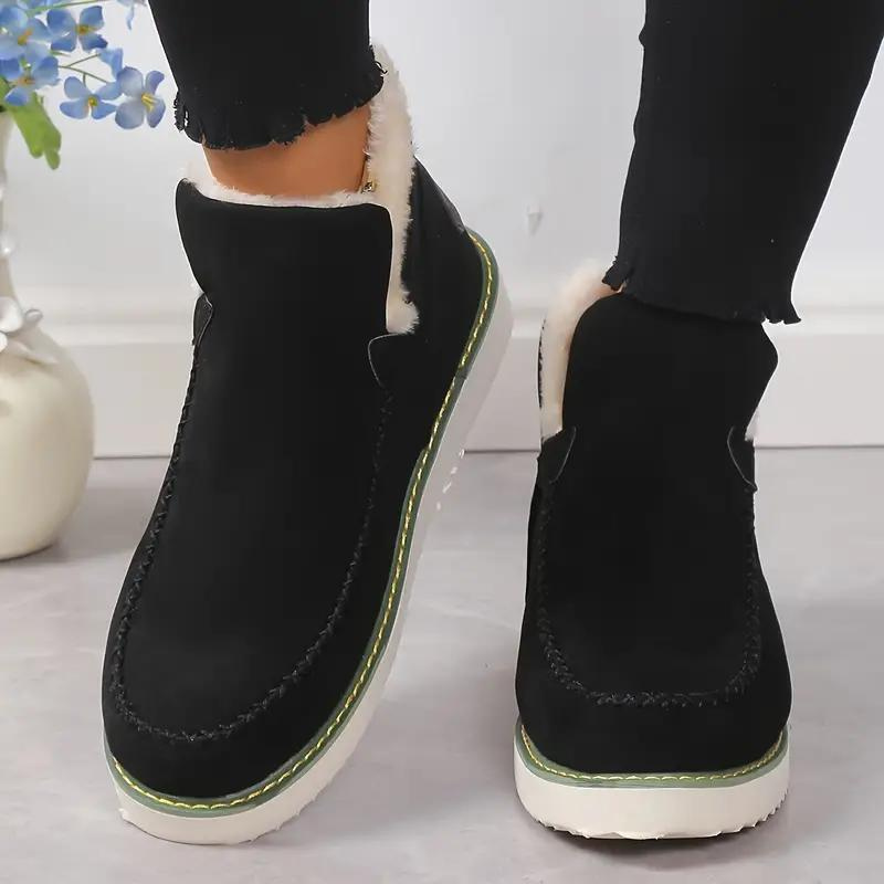Vionnet Vinterstövlar | Pälsfodrade slip-on-ankelstövlar för kvinnor