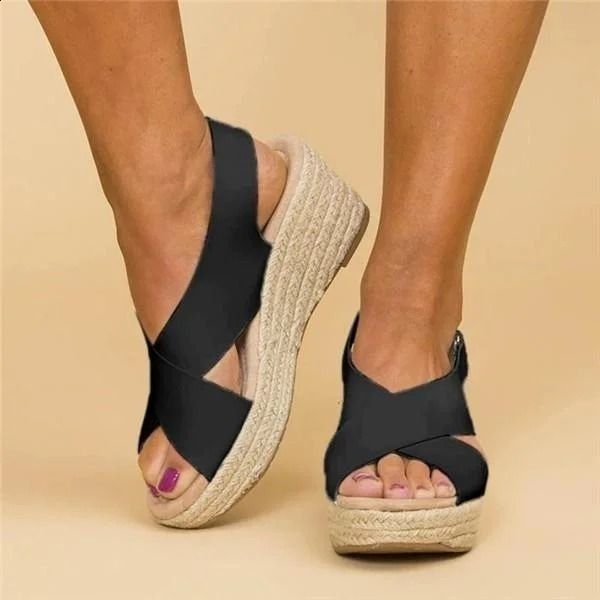 Wedge Espadrilles | Ortopediska | Plattform | Wedge Sandaler | Sandaler för Kvinnor