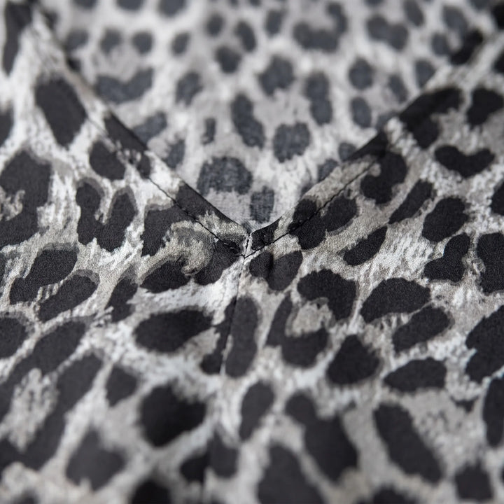 Leopardmönstrad jumpsuit med vida ben - Sabrina