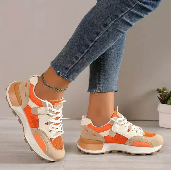 Damsneakers med färgblock - Nadine