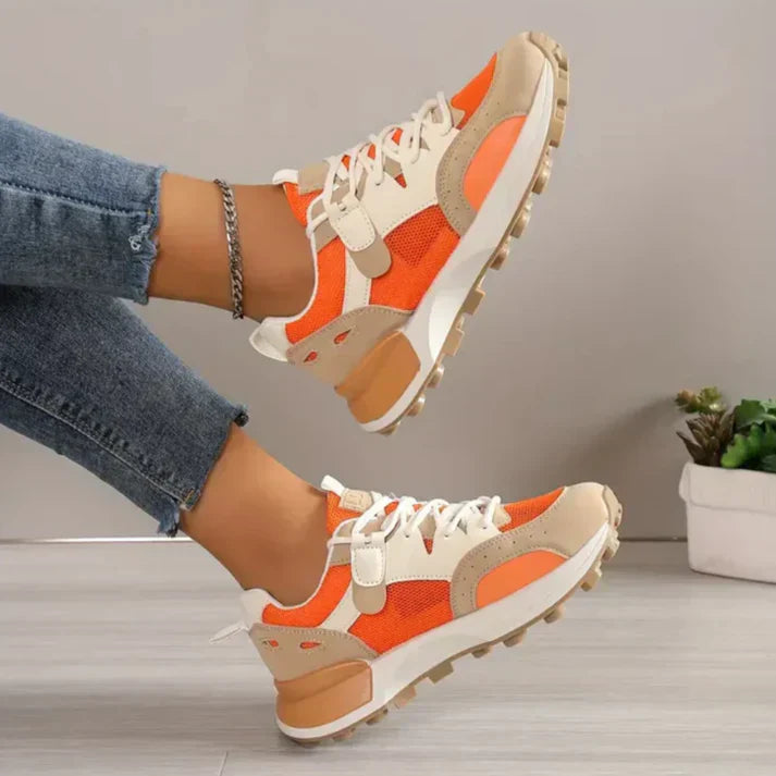 Damsneakers med färgblock - Nadine