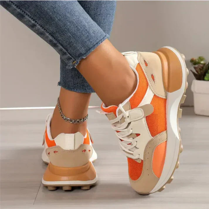 Damsneakers med färgblock - Nadine