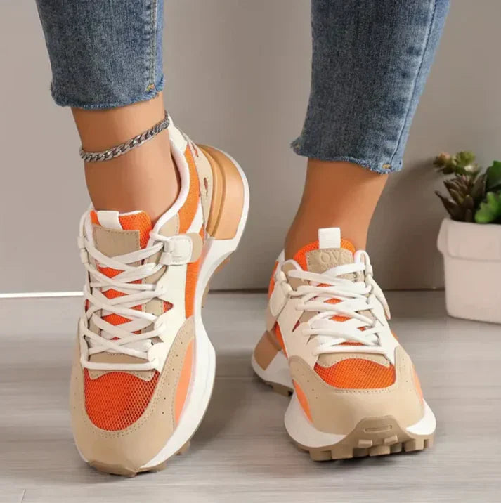 Damsneakers med färgblock - Nadine