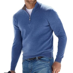 Zip-up tröja för män - Varm och mysig