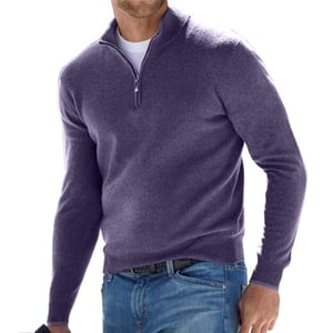 Zip-up tröja för män - Varm och mysig