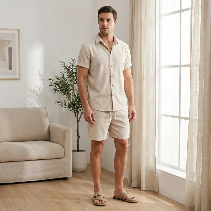 Sommaroutfit för herrar med dragsko - Simon