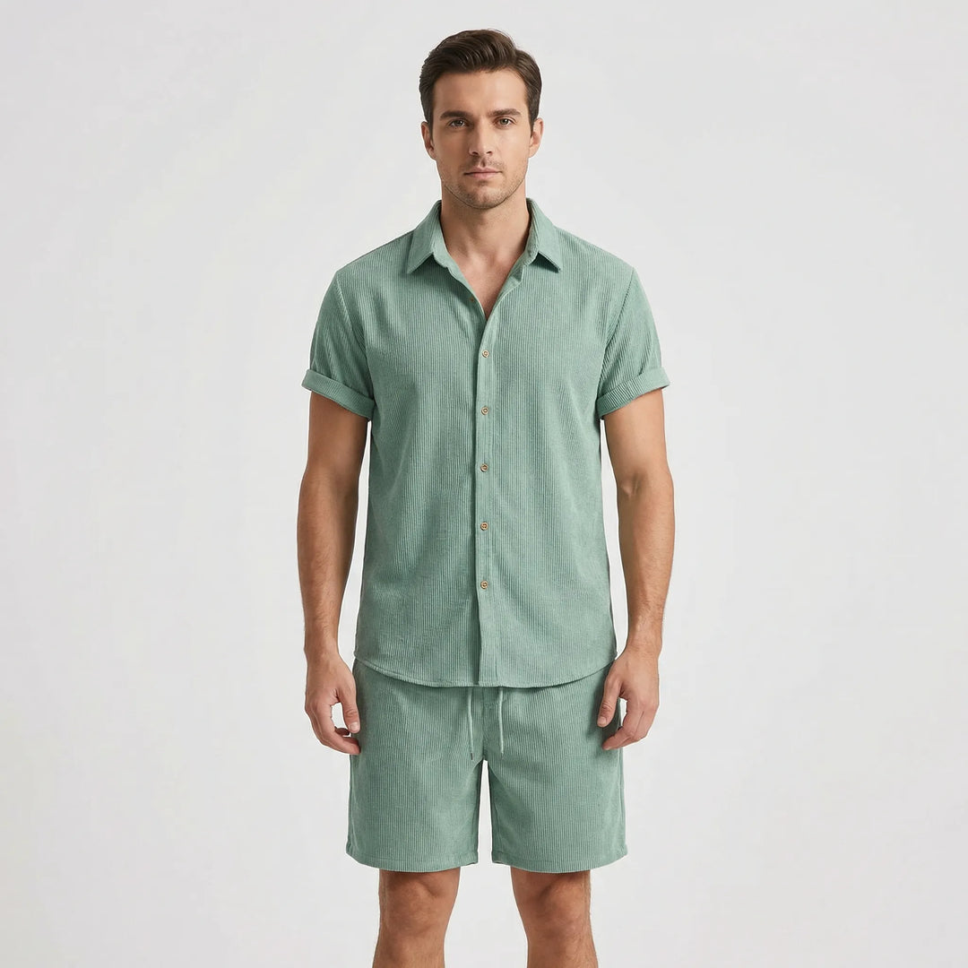 Sommaroutfit för herrar med dragsko - Simon