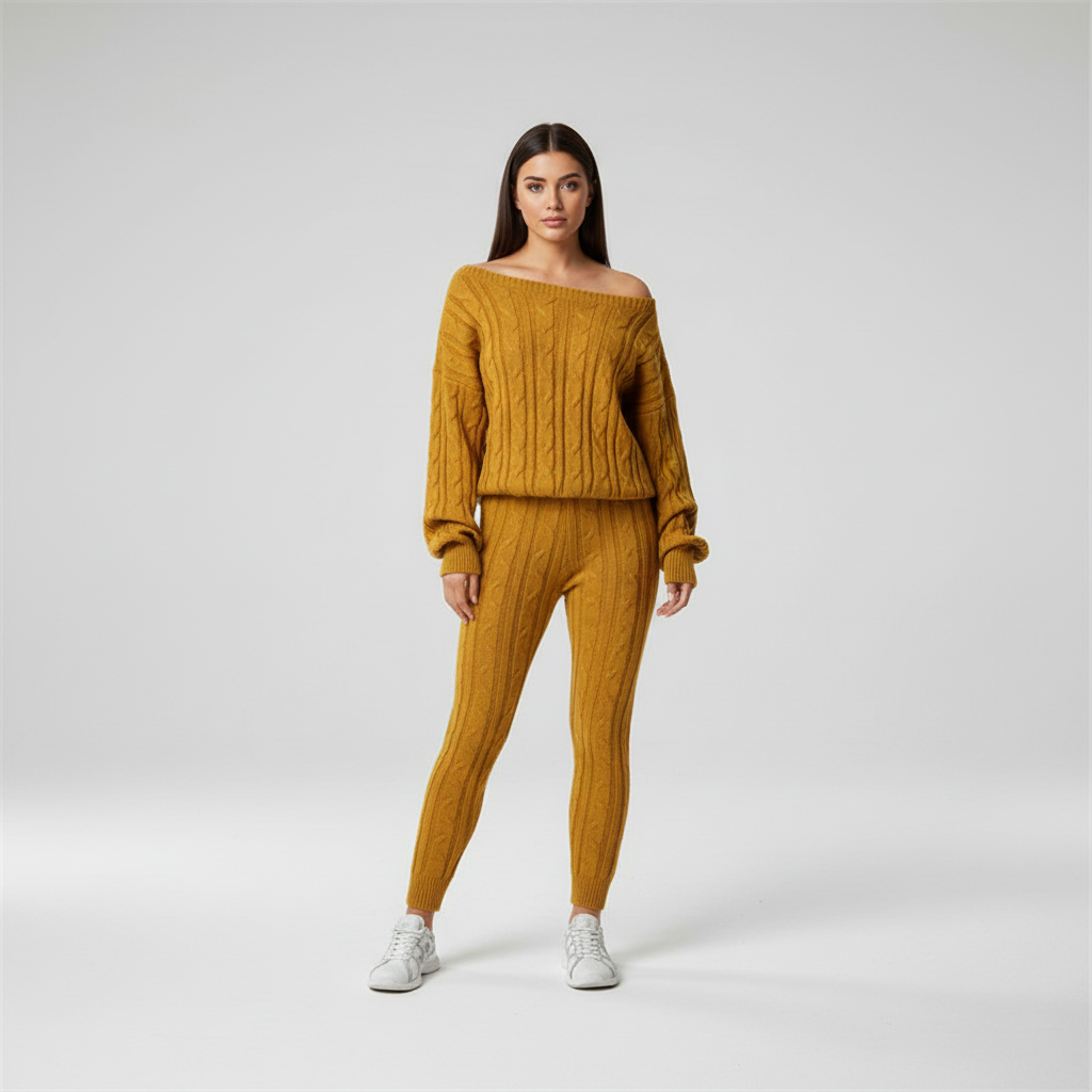 Tvådelat stickset - Paulina