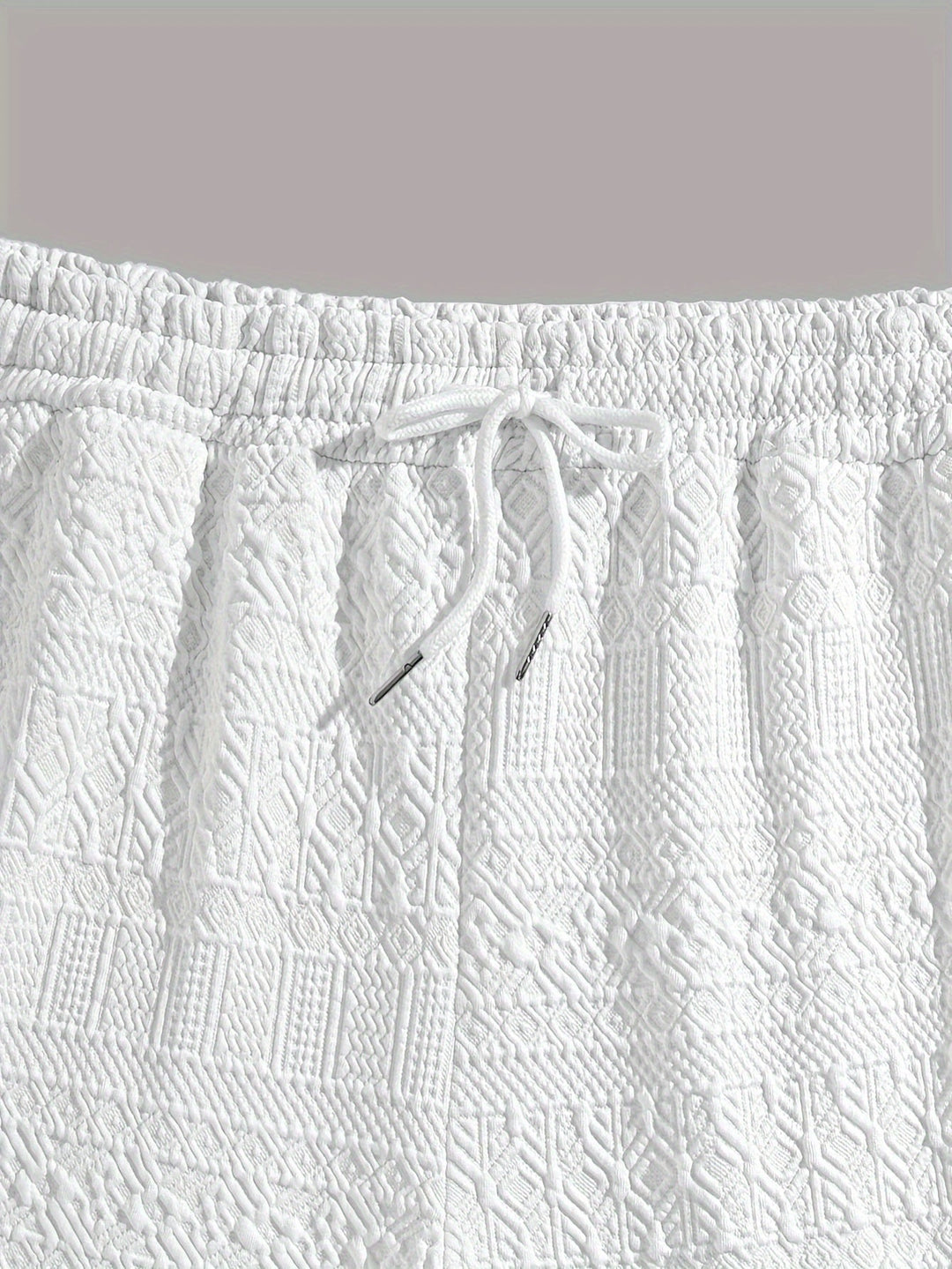 Sommarshorts för herrar, enkel stil med dragsko för komfort - Finn