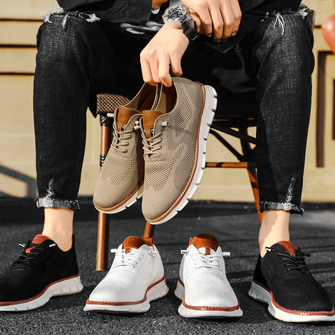 Andningsbara & ultrabra herrsneakers i minimalistisk design – Elias