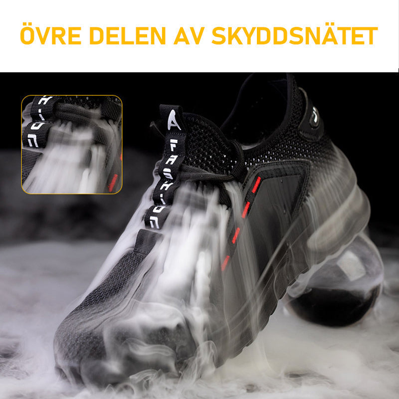 Herr Andningsbara Skyddsskor med Ståltåhätta och sula