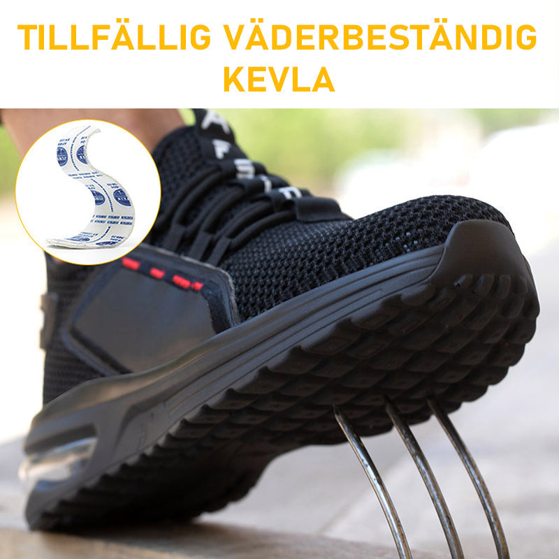Herr Andningsbara Skyddsskor med Ståltåhätta och sula