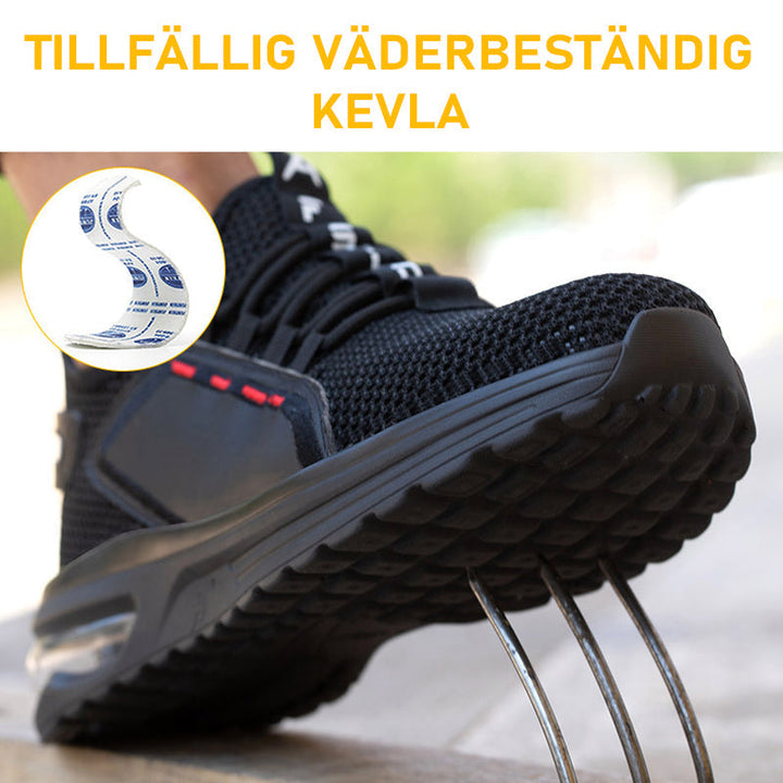 Herr Andningsbara Skyddsskor med Ståltåhätta och sula