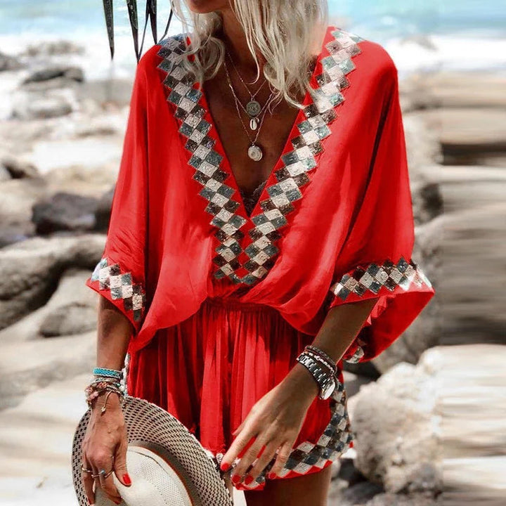 Boho Jumpsuit för Kvinnor - Sommar Strandstil