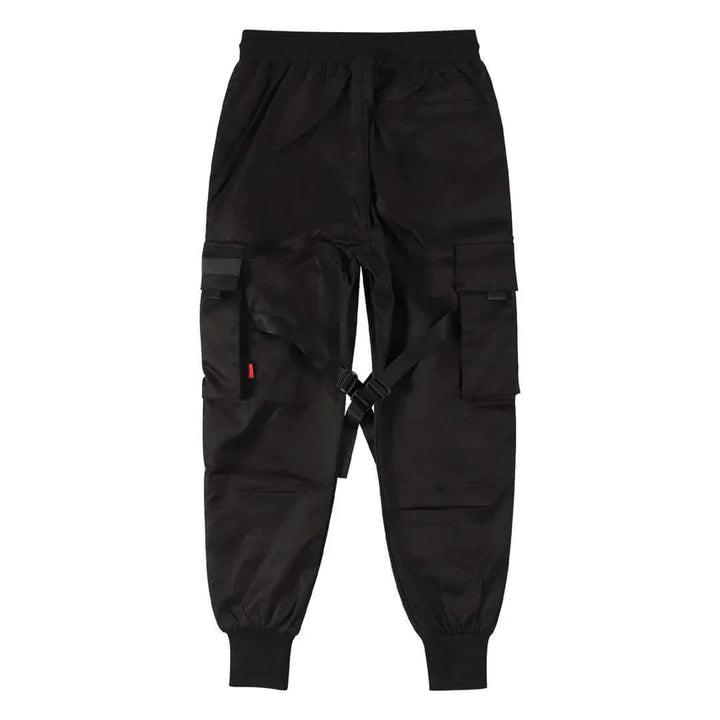 Höstiga multi-pocket hiphop-cargobyxor för herr – Dante