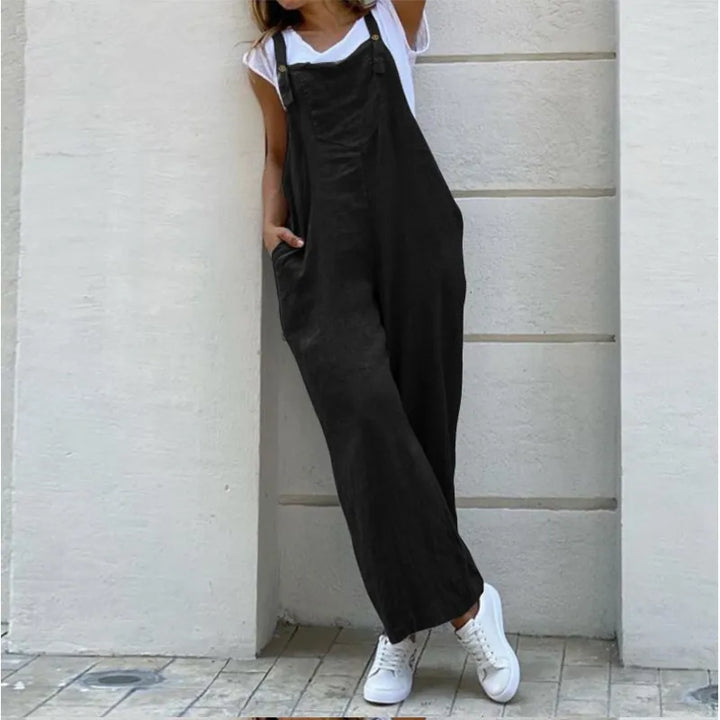 Maya | Damoverall med axelband och sidfickor