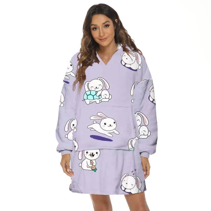 Ember | Dames hoodie met capuchon en pandaprint
