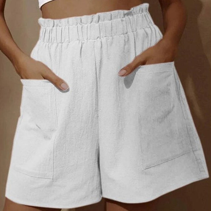 Dam Shorts med Hög Midja för Sommar