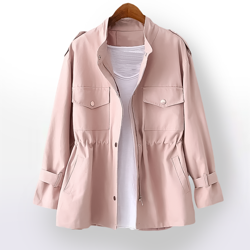 Kort trenchcoat för dam – Clarisse