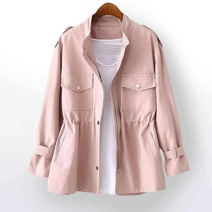 Kort trenchcoat för dam – Clarisse