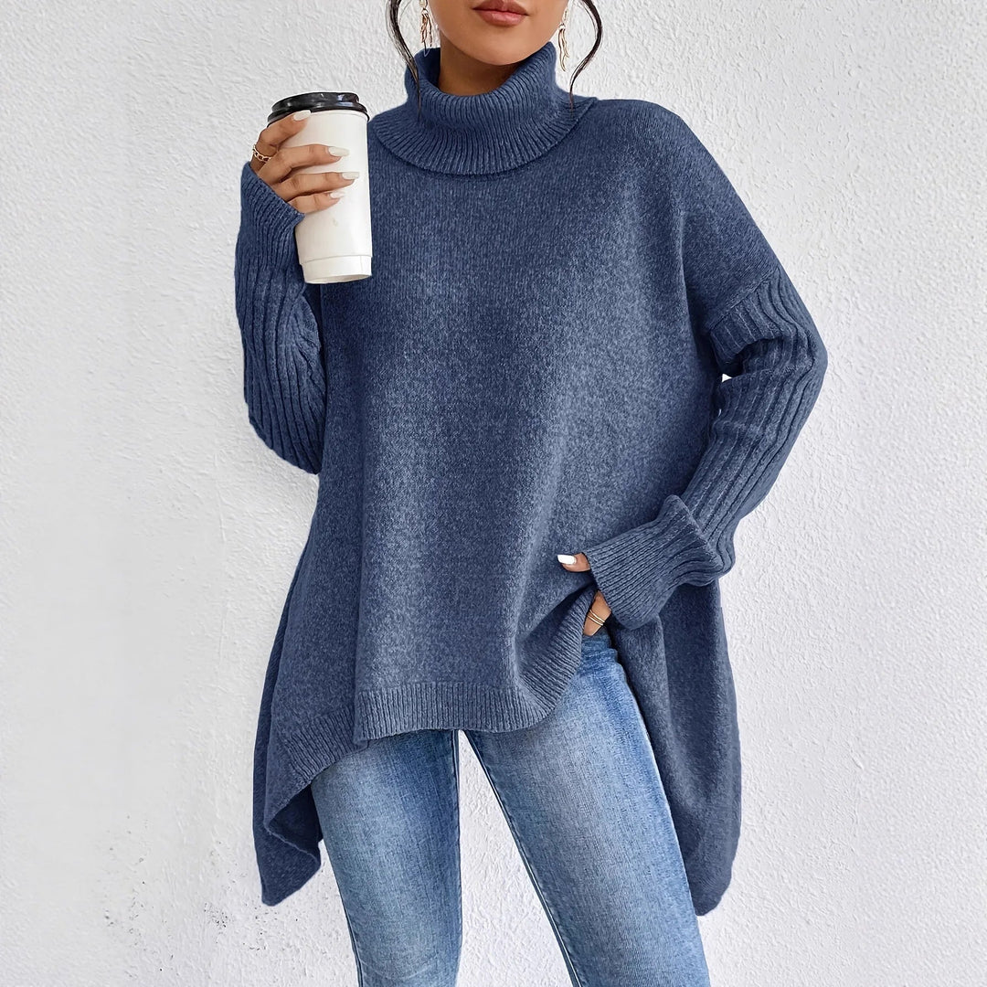 Dam Turtleneck Tröja Vinterstil