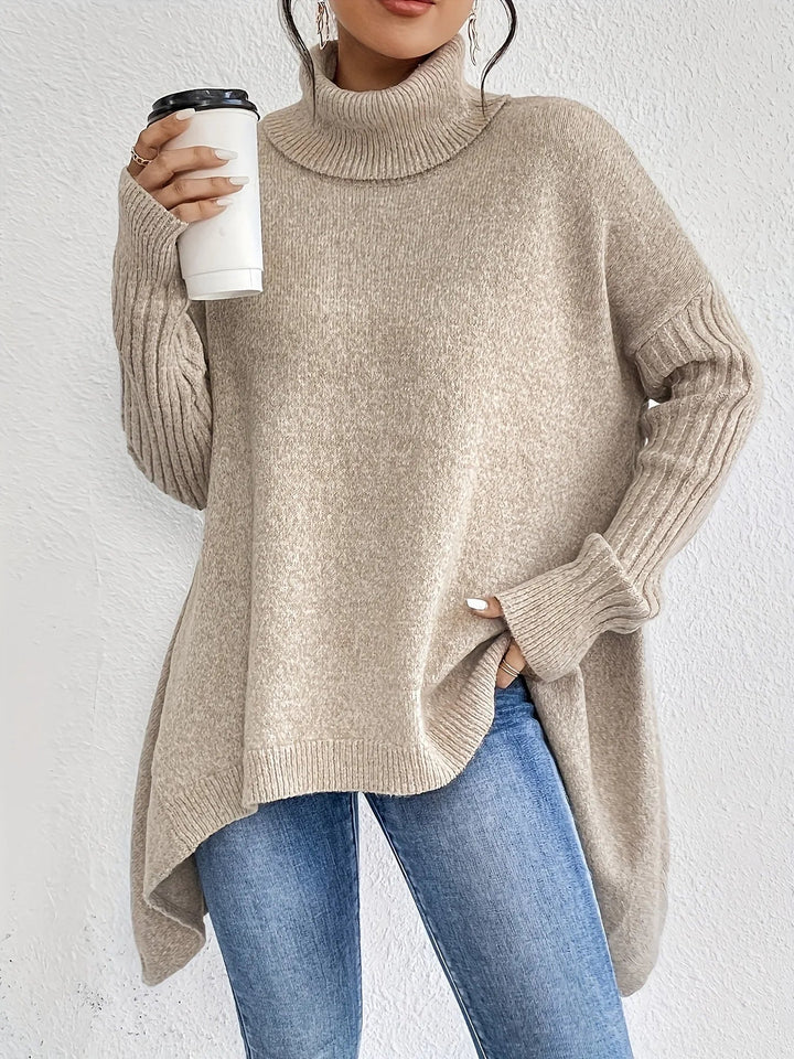 Dam Turtleneck Tröja Vinterstil