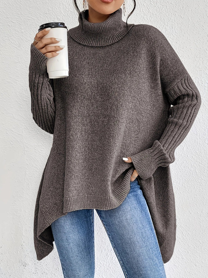 Dam Turtleneck Tröja Vinterstil