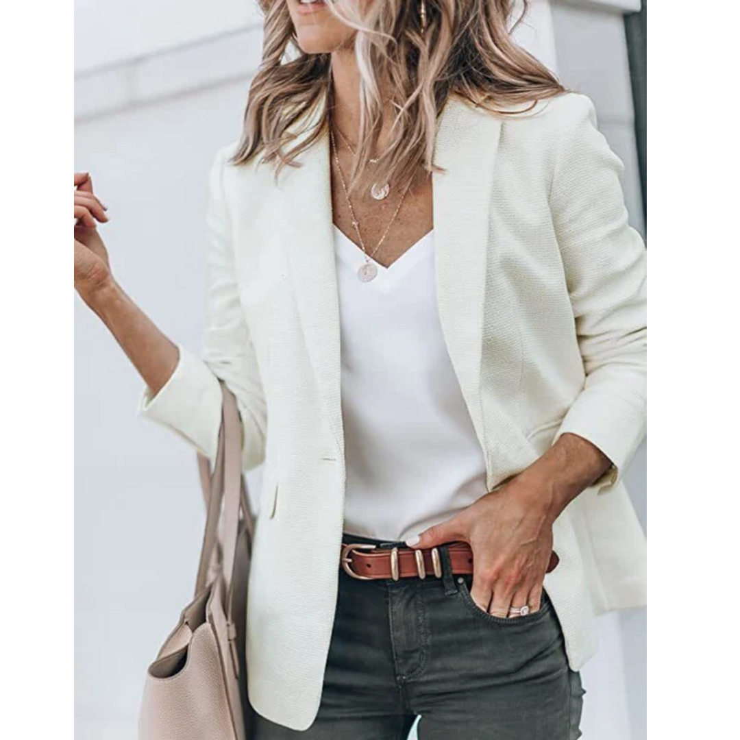Kvinnors Klassiska Blazer – Elegant & Mångsidig Vardags- och Feststil