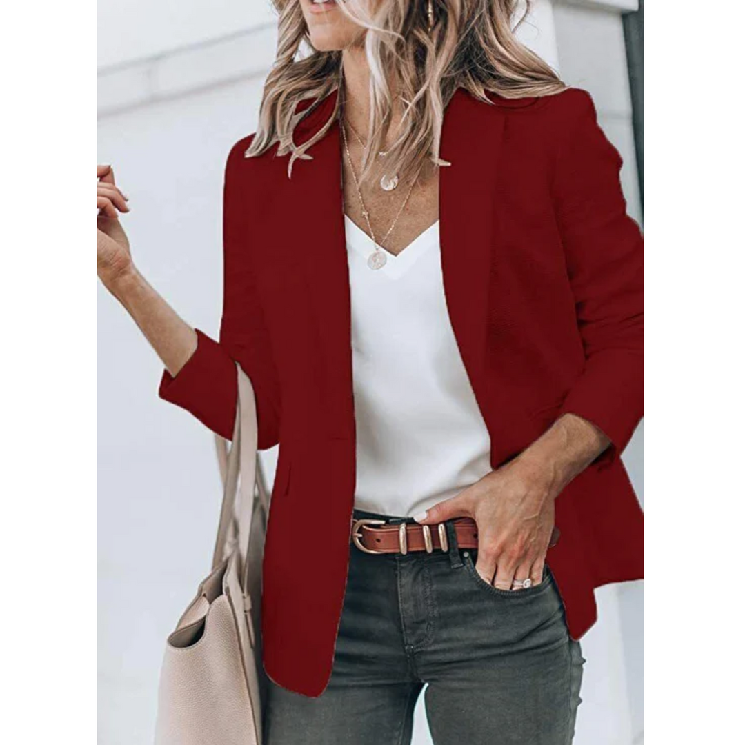 Kvinnors Klassiska Blazer – Elegant & Mångsidig Vardags- och Feststil