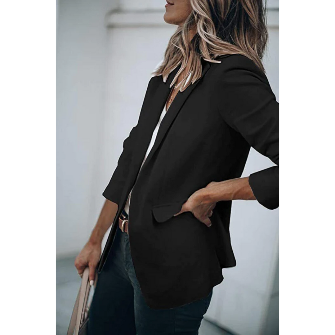 Kvinnors Klassiska Blazer – Elegant & Mångsidig Vardags- och Feststil