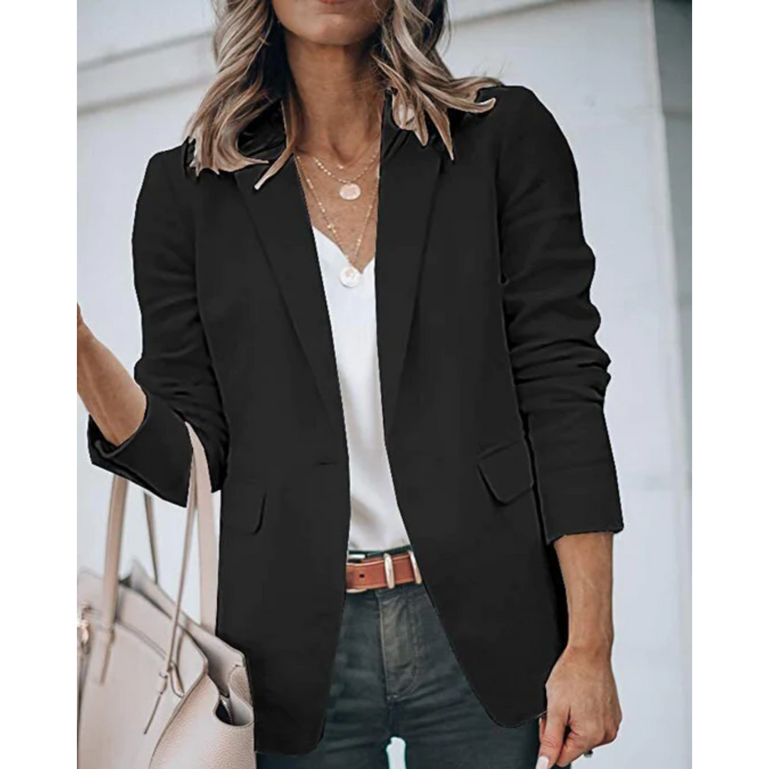 Kvinnors Klassiska Blazer – Elegant & Mångsidig Vardags- och Feststil