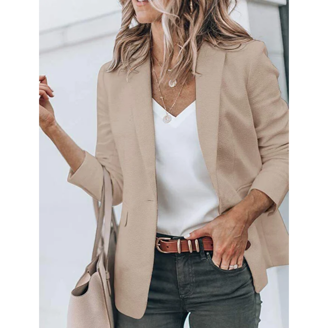 Kvinnors Klassiska Blazer – Elegant & Mångsidig Vardags- och Feststil